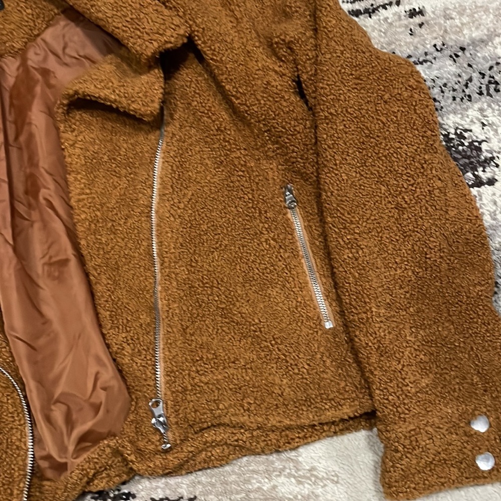 Brown Cropped Jacket - image 5
